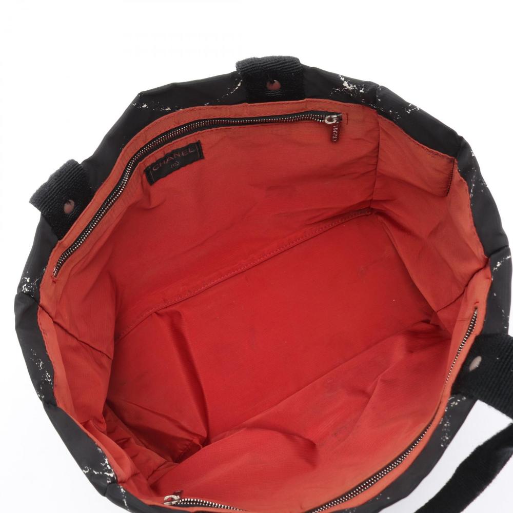Black Nylon Chanel Travel Line