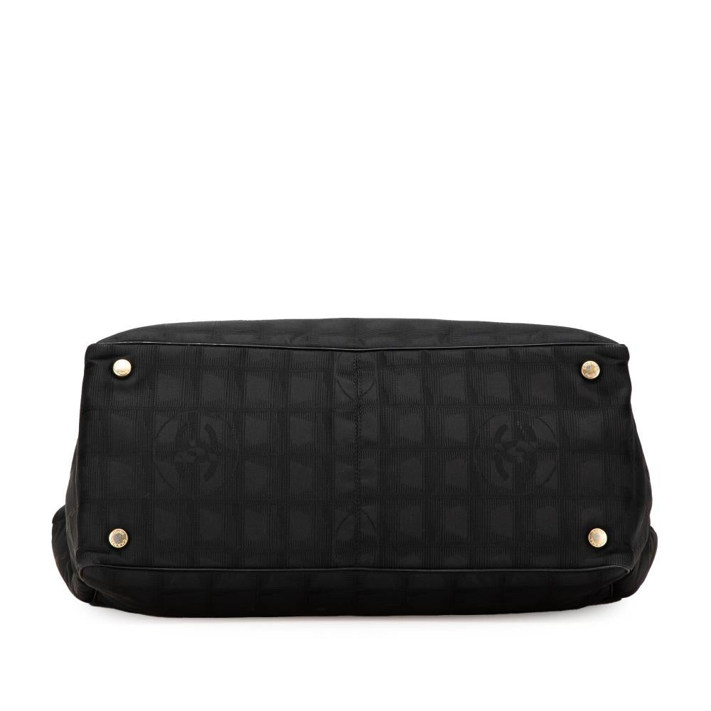 Black Nylon Chanel Travel Line