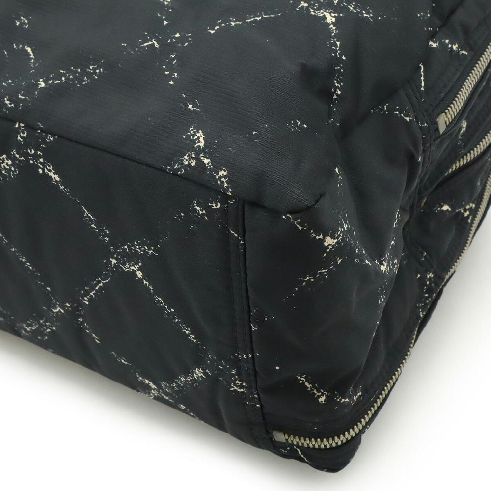 Black Nylon Chanel Travel Line
