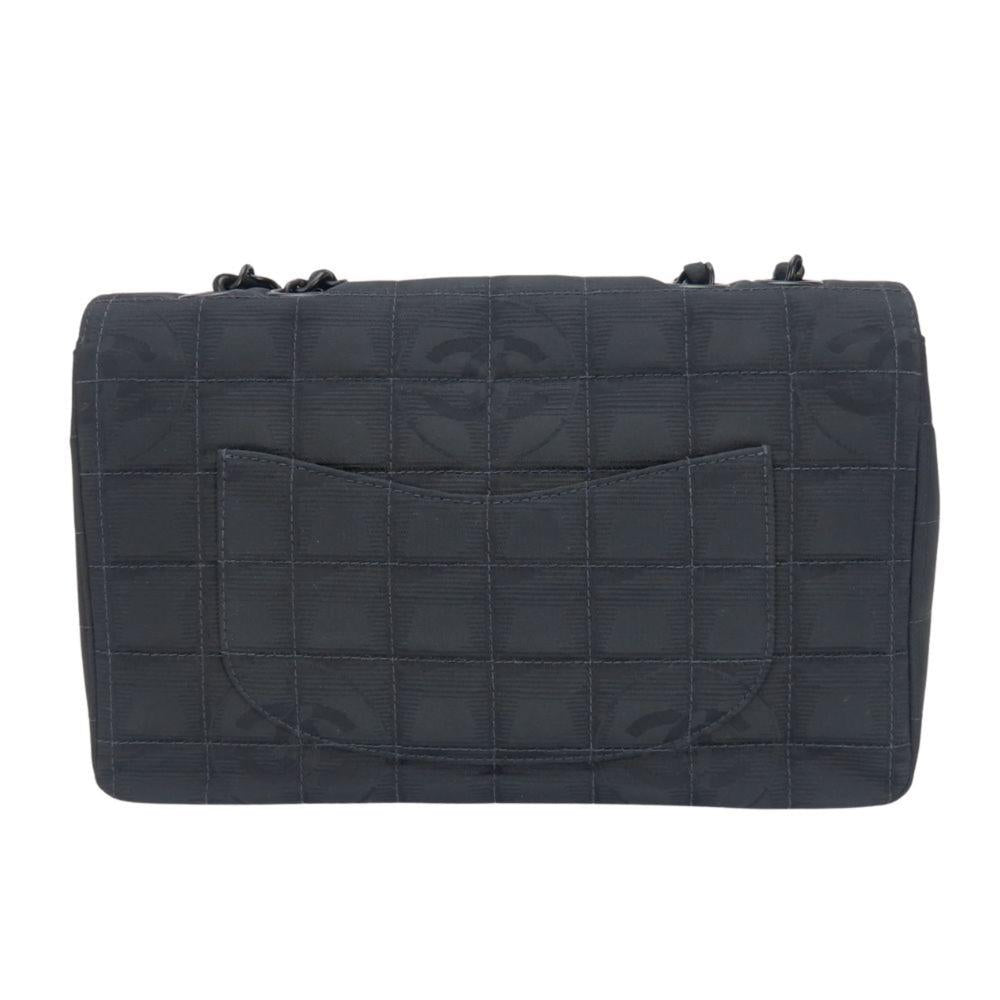 Black Nylon Chanel Travel Line