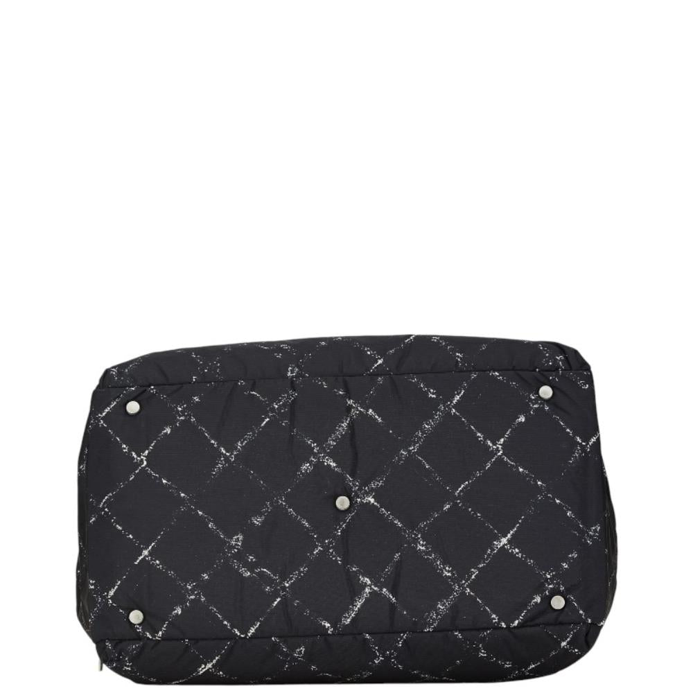 Black Nylon Chanel Travel Line