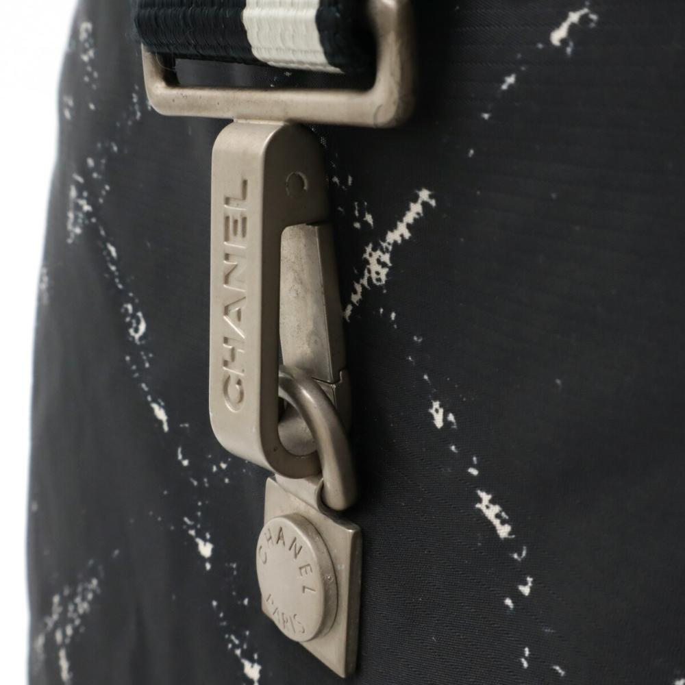 Black Nylon Chanel Travel Line