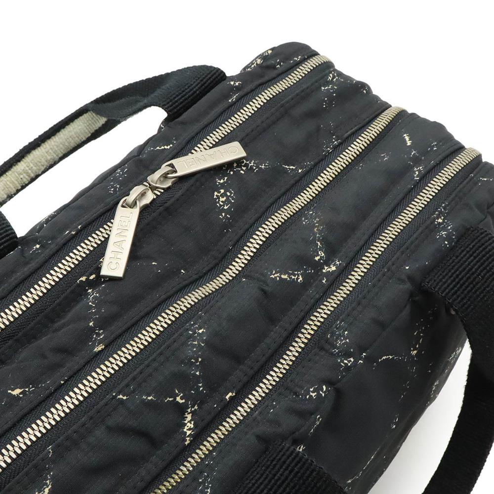 Black Nylon Chanel Travel Line