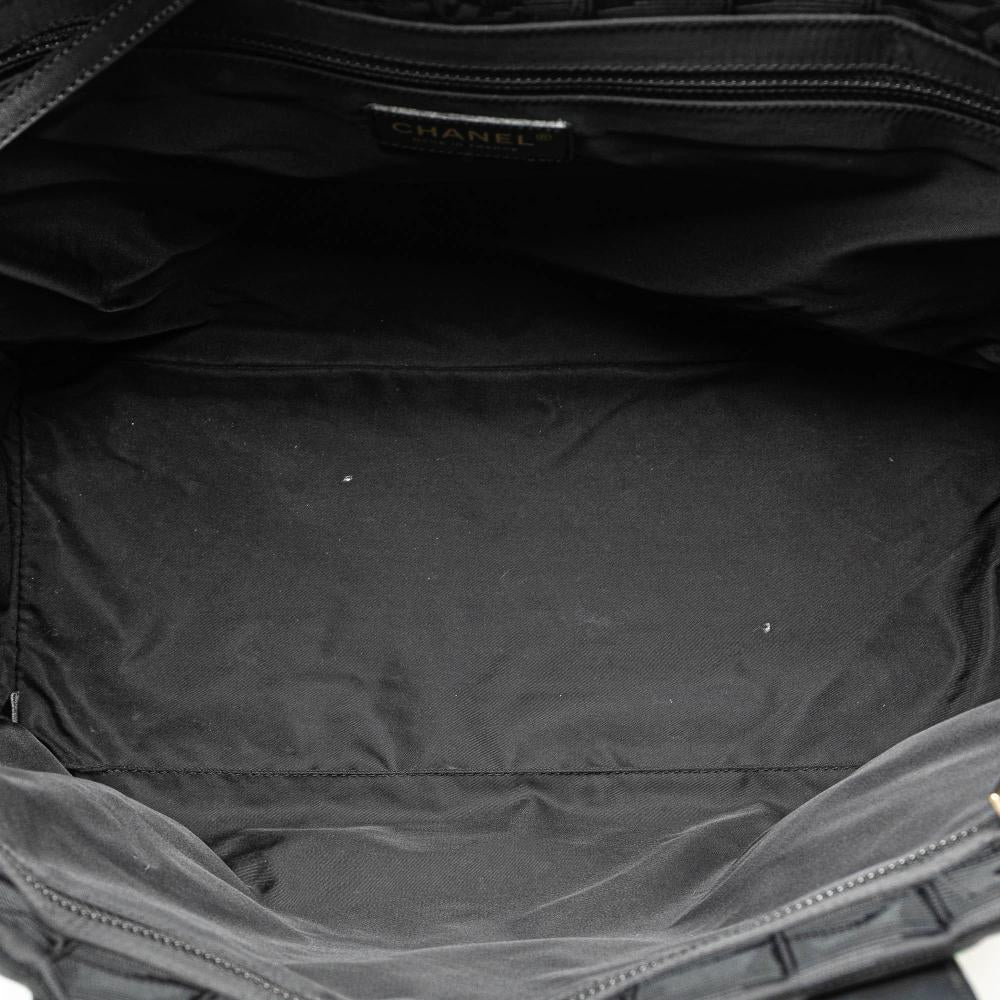 Black Nylon Chanel Travel Line