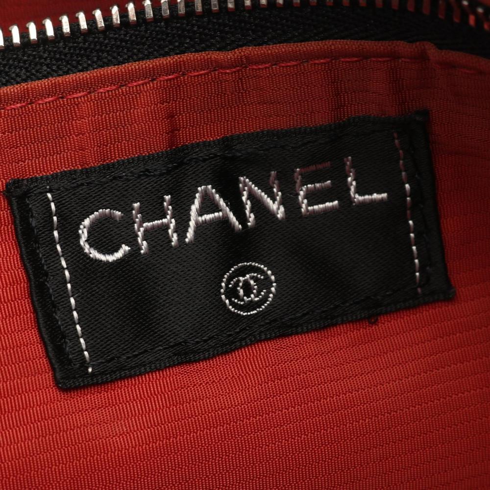 Black Nylon Chanel Travel Line