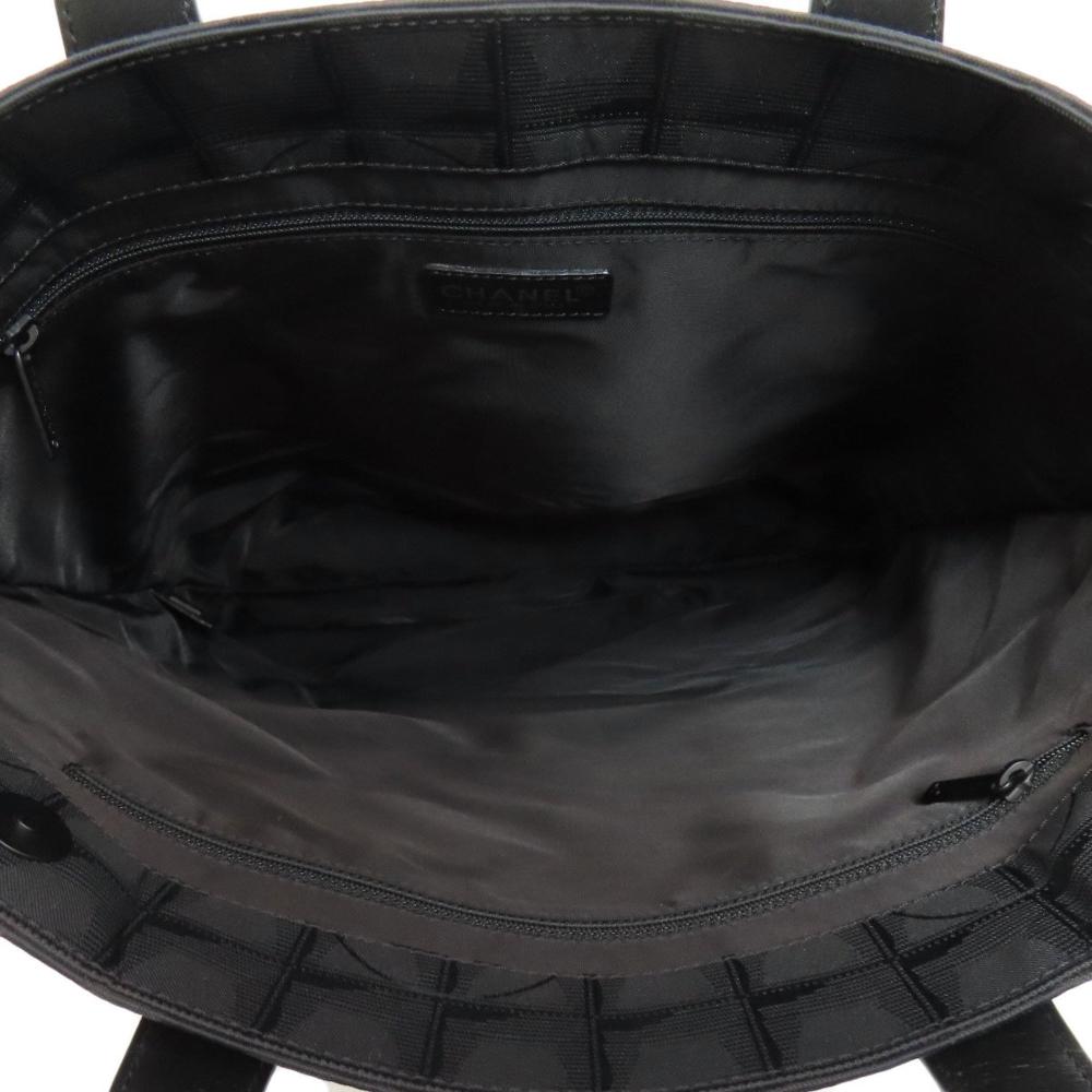 Black Nylon Chanel Travel Line