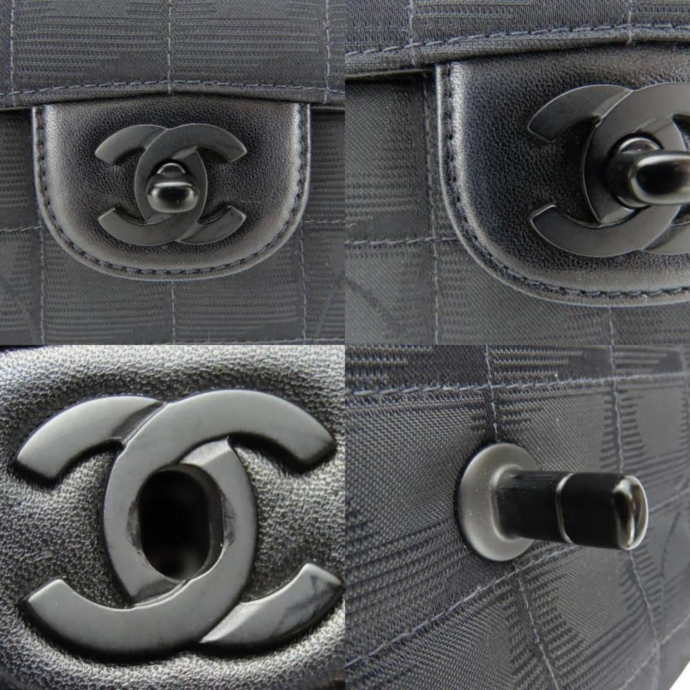 Black Nylon Chanel Travel Line