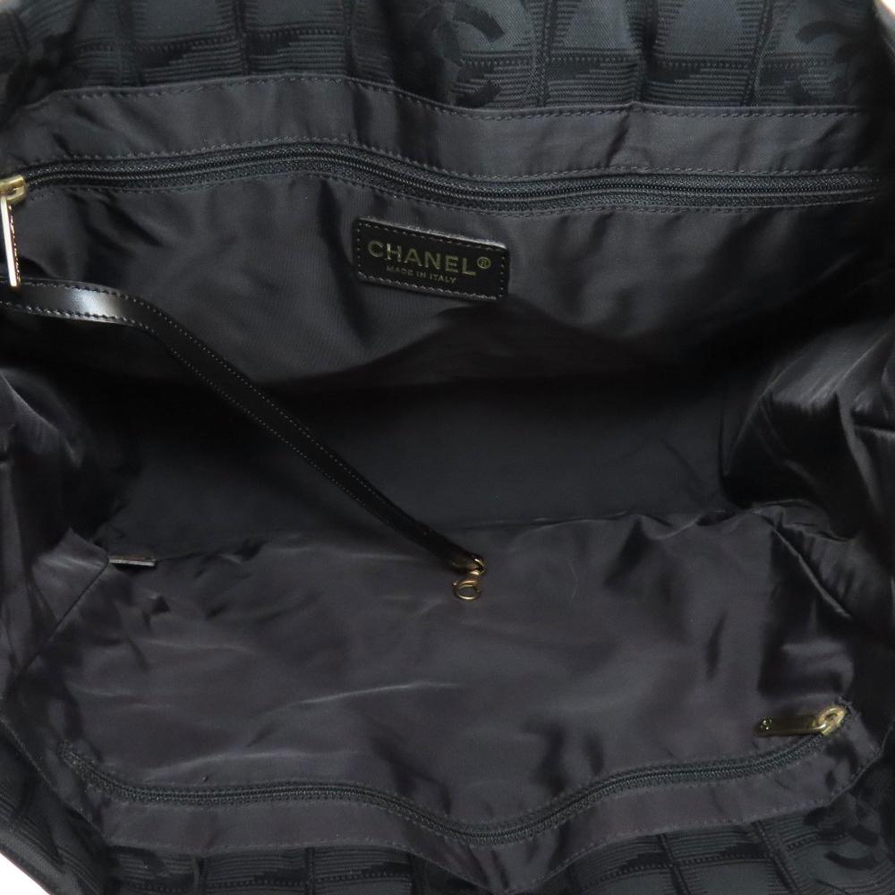 Black Nylon Chanel Travel Line