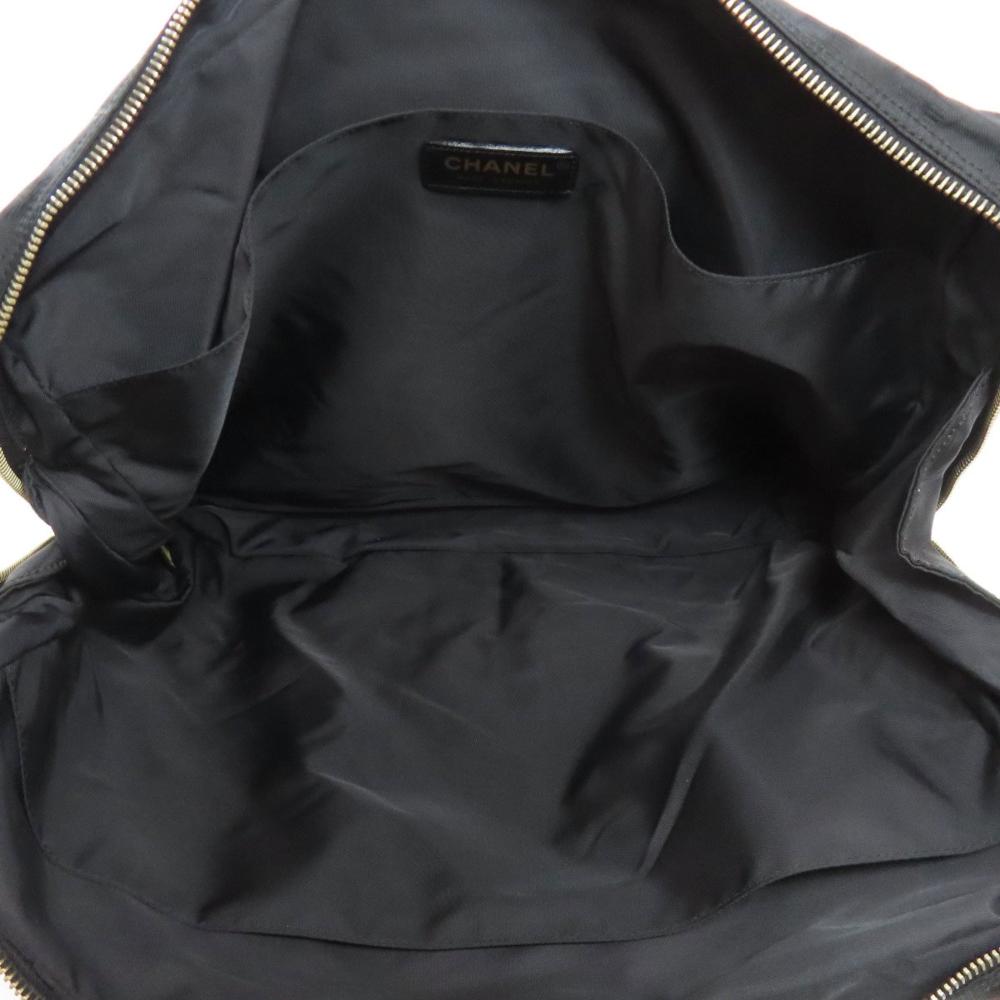 Black Nylon Chanel Travel Line