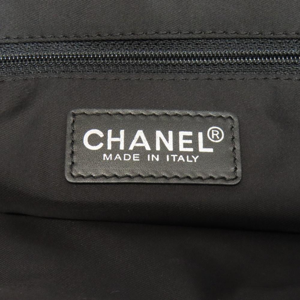 Black Nylon Chanel Travel Line