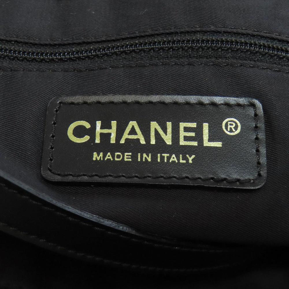 Black Nylon Chanel Travel Line