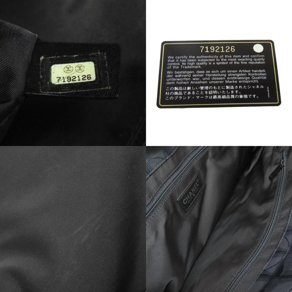 Black Nylon Chanel Travel Line