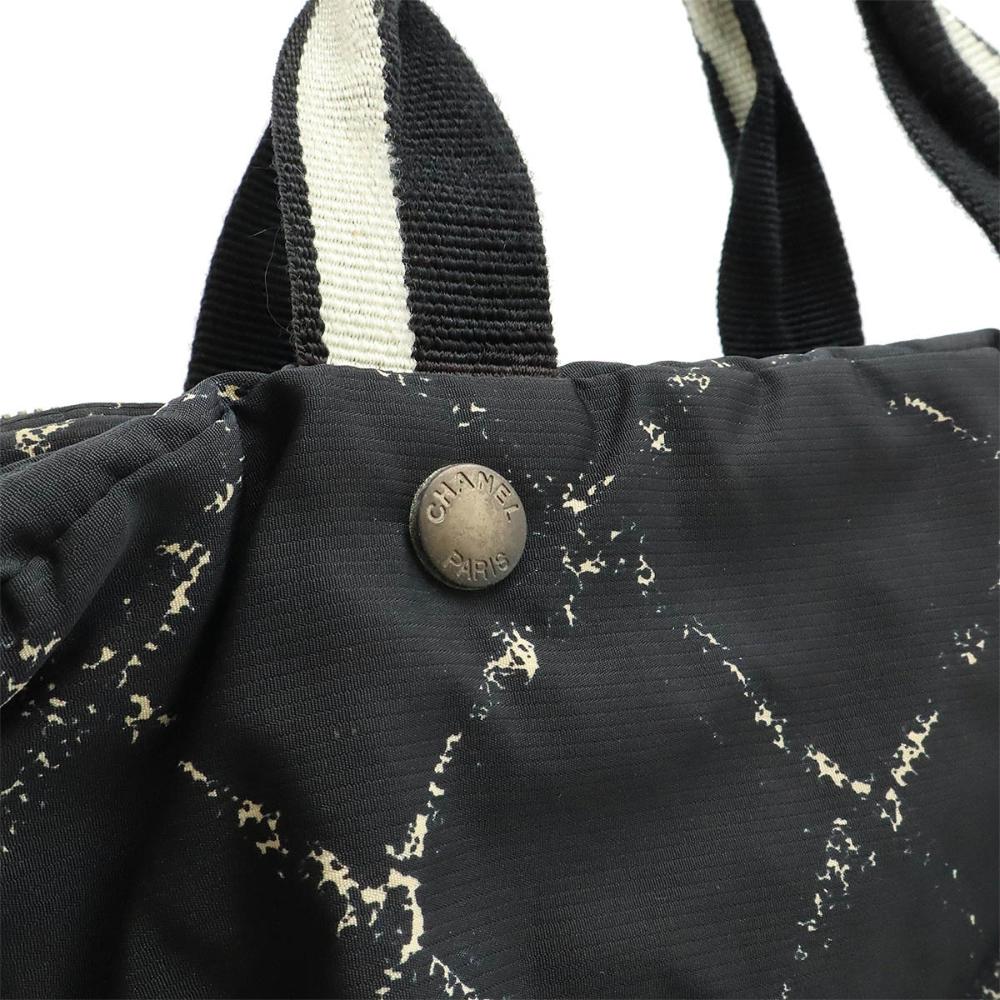 Black Nylon Chanel Travel Line