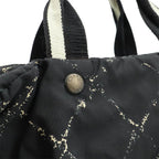 Black Nylon Chanel Travel Line
