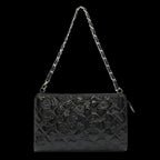 Black Plastic Chanel Shoulder Bag