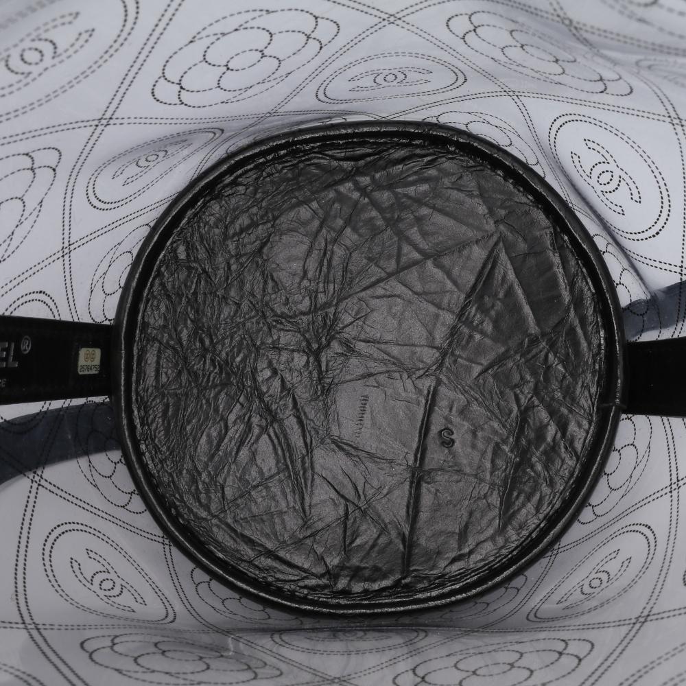 Black Plastic Chanel Bucket Bag
