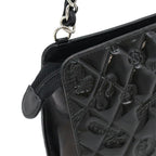 Black Plastic Chanel Shoulder Bag
