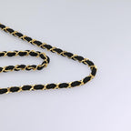 Black Satin Chanel Flap Bag