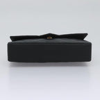 Black Satin Chanel Flap Bag