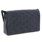 Black Satin Chanel Shoulder Bag