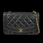 Black Suede Chanel Shoulder Bag