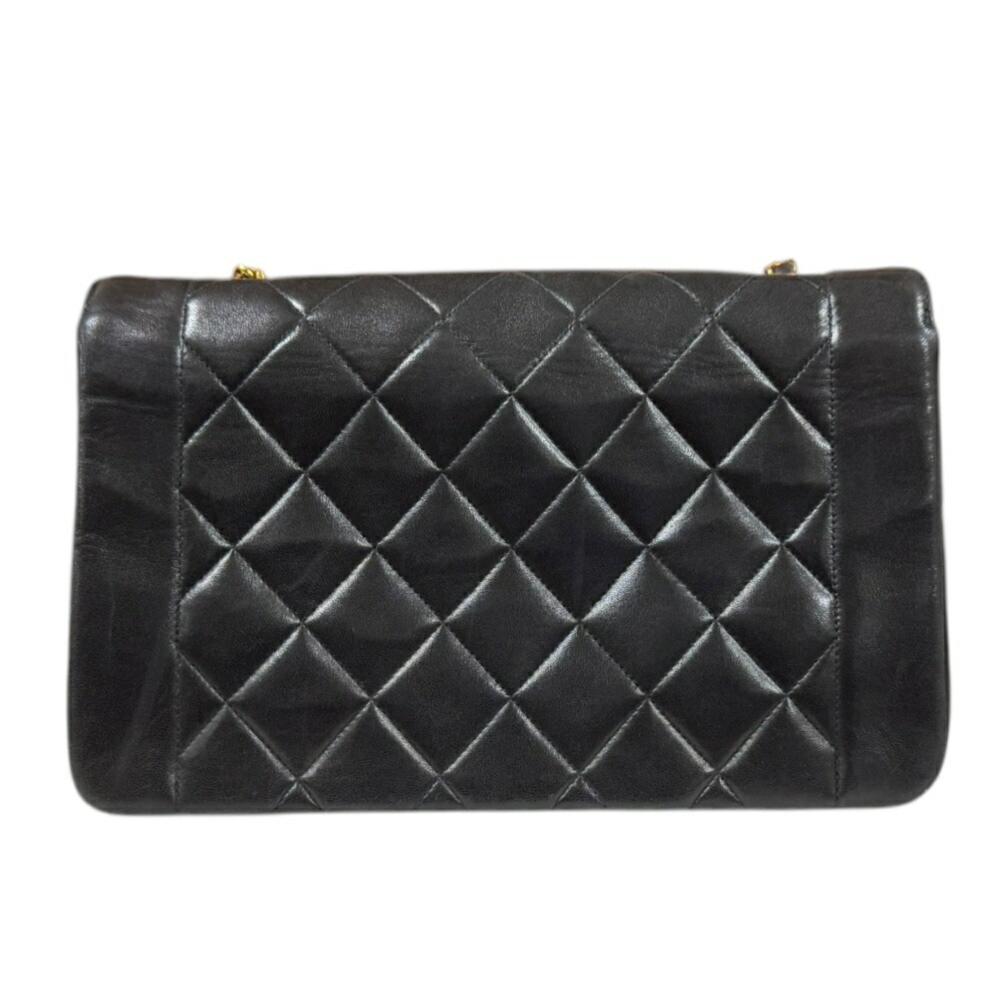 Black Suede Chanel Shoulder Bag