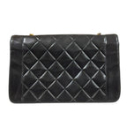 Black Suede Chanel Shoulder Bag