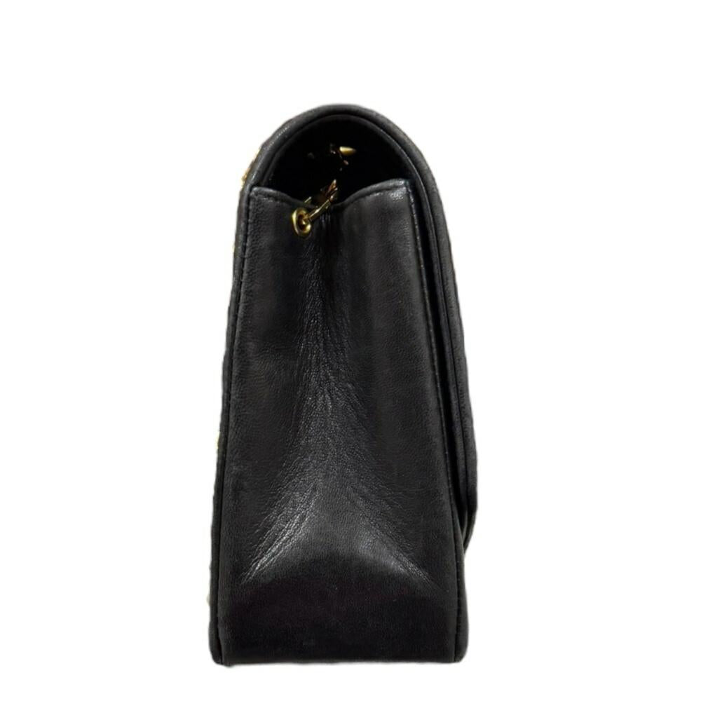 Black Suede Chanel Shoulder Bag