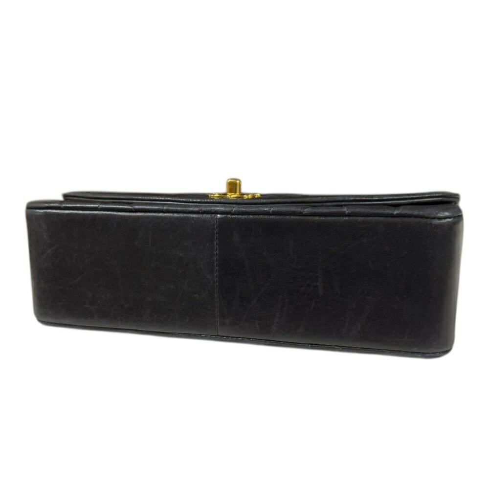 Black Suede Chanel Shoulder Bag