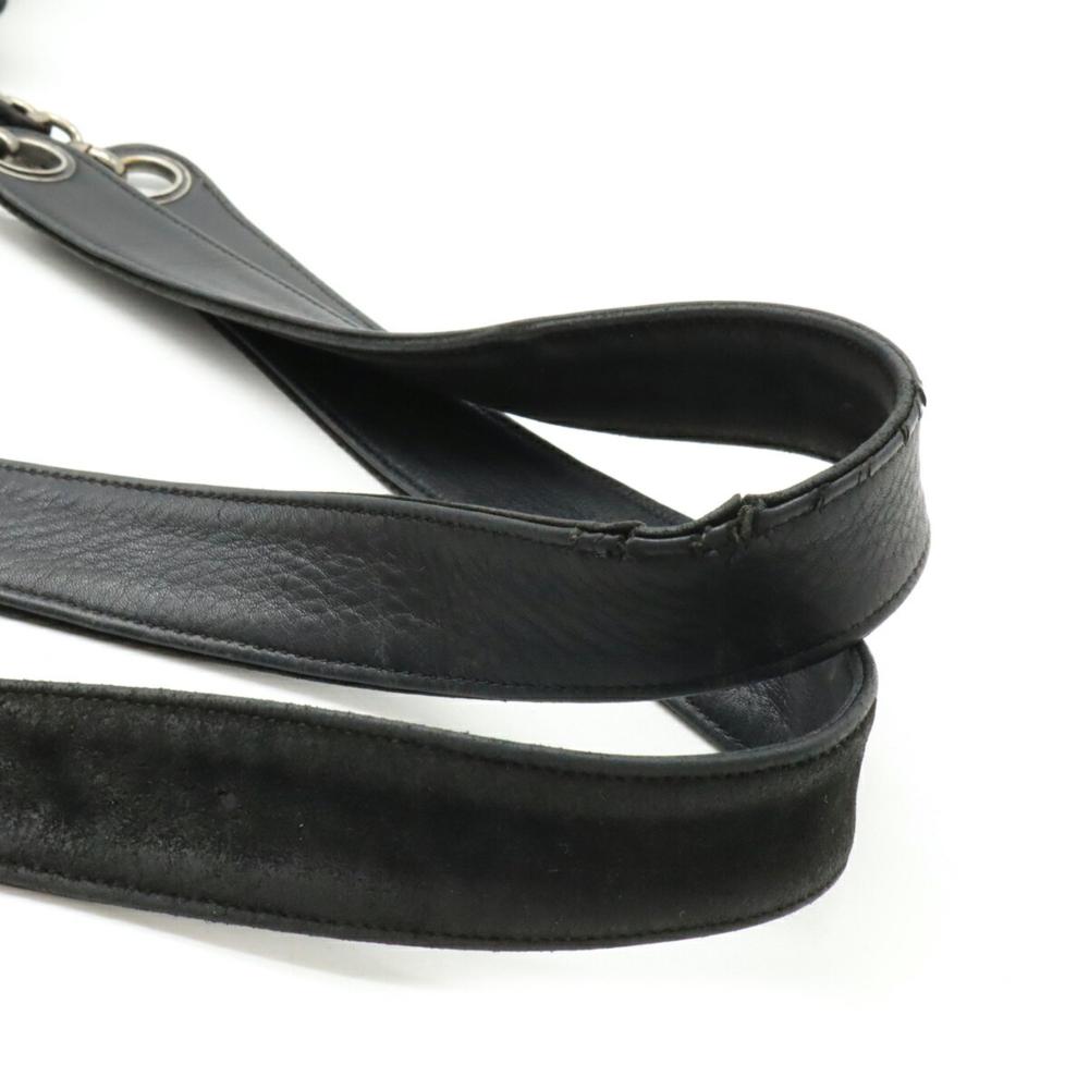 Black Suede Chanel Shoulder Bag