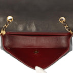 Black Suede Chanel Shoulder Bag