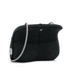 Black Wool Chanel Crossbody Bag