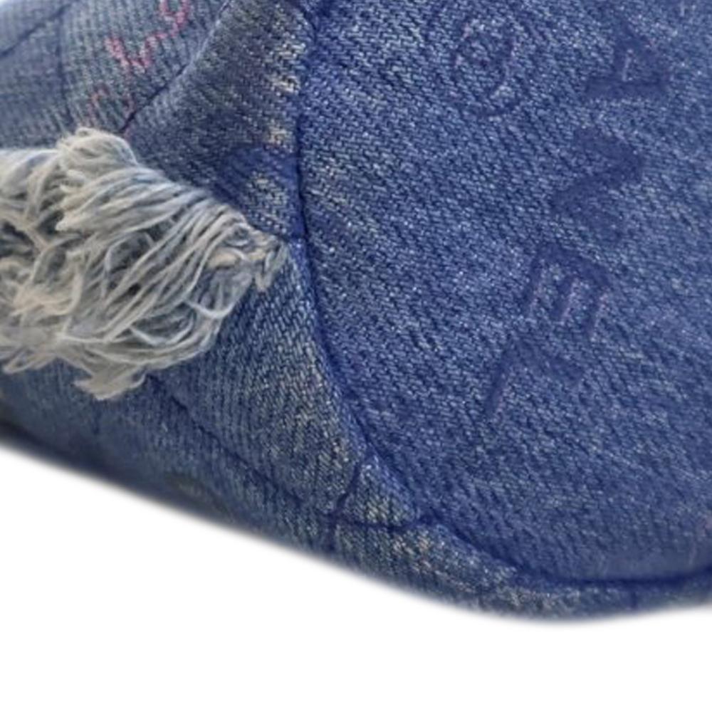 Blue Denim Chanel Bucket Bag