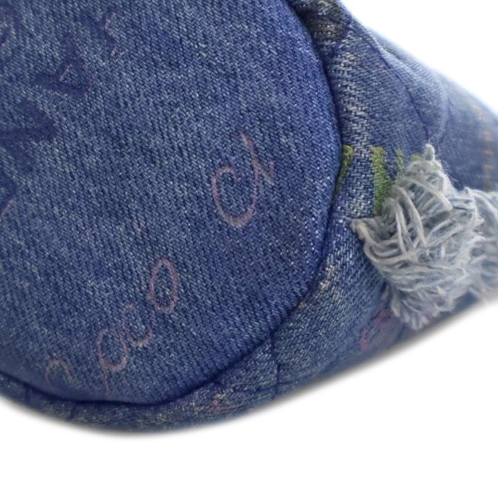 Blue Denim Chanel Bucket Bag