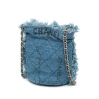 Blue Denim Chanel Bucket Bag