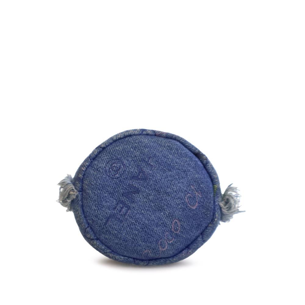 Blue Denim Chanel Bucket Bag
