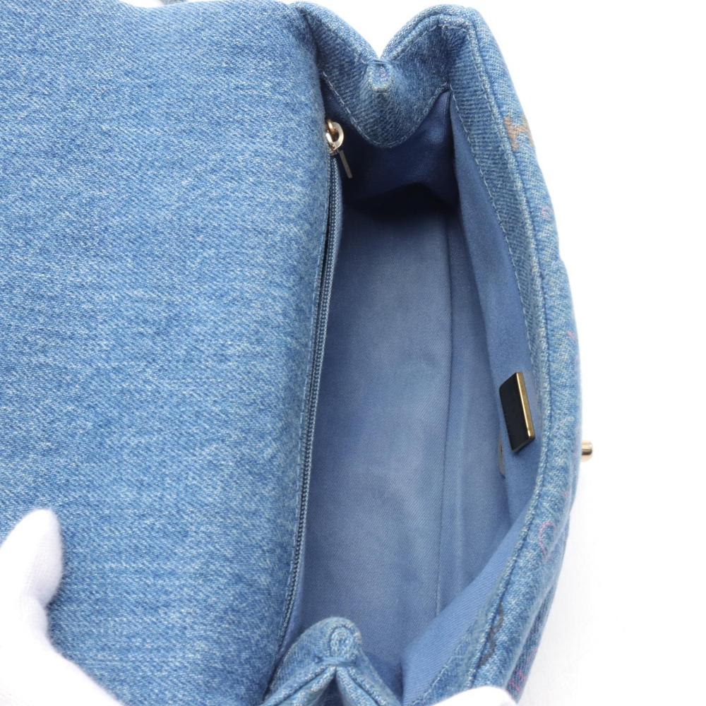 Blue Denim Chanel Crossbody Bag