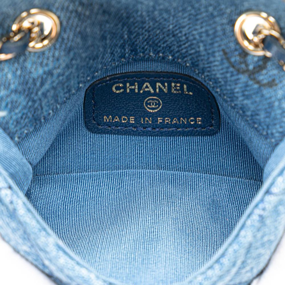 Blue Denim Chanel Crossbody Bag