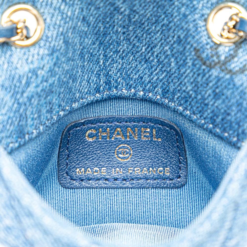 Blue Denim Chanel Crossbody Bag