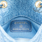Blue Denim Chanel Crossbody Bag