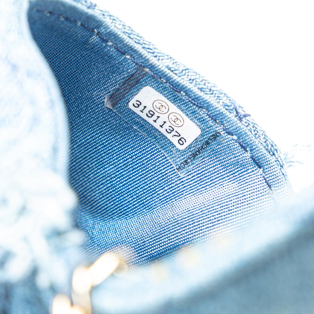 Blue Denim Chanel Crossbody Bag