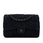 Blue Denim Chanel Shoulder Bag