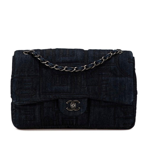 Blue Denim Chanel Shoulder Bag
