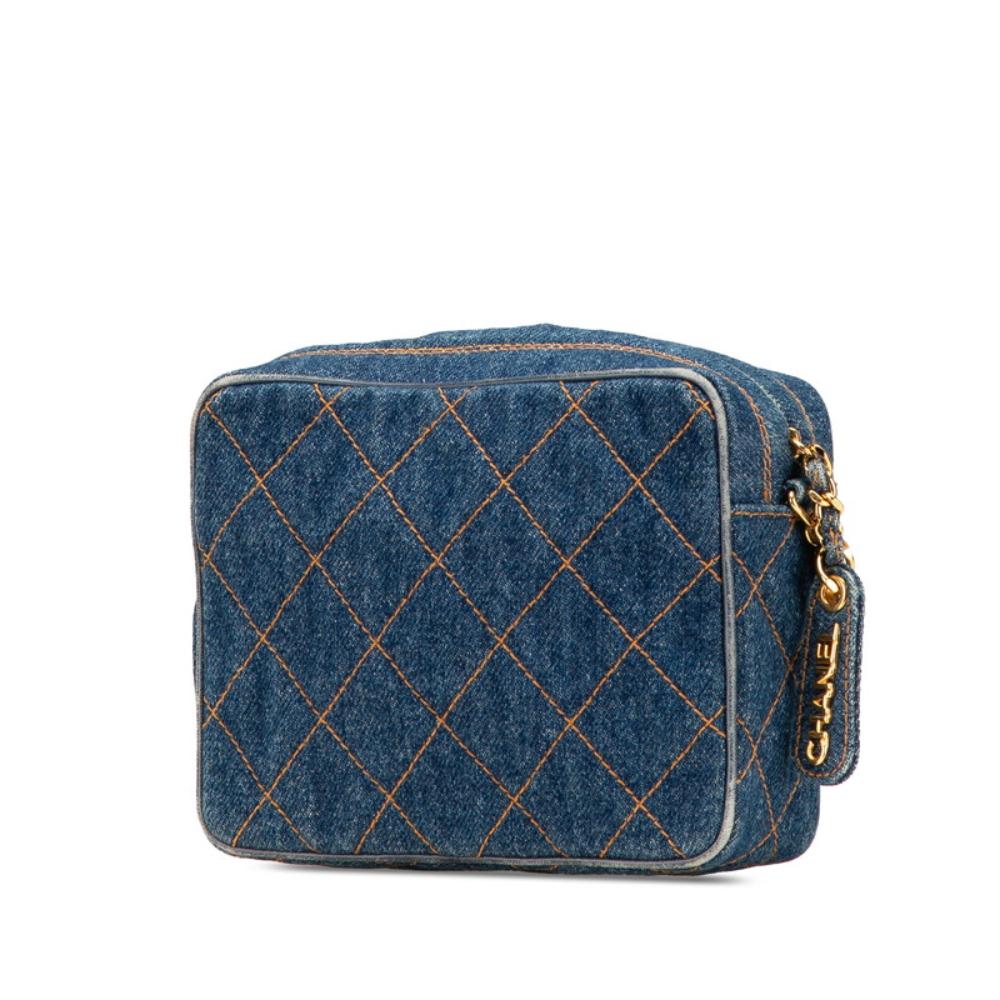 Blue Denim Chanel Shoulder Bag