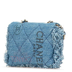 Blue Denim Chanel Shoulder Bag