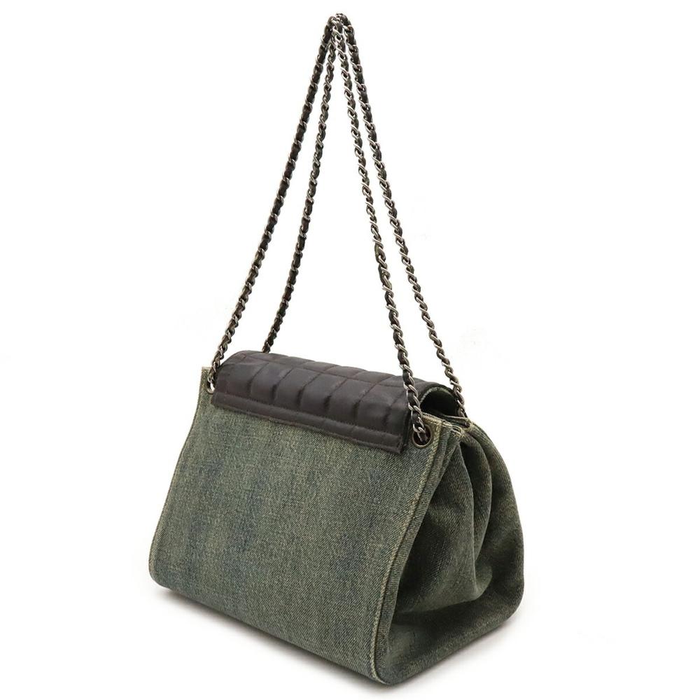 Blue Denim Chanel Shoulder Bag