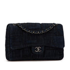 Blue Denim Chanel Shoulder Bag