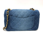 Blue Denim Chanel Shoulder Bag