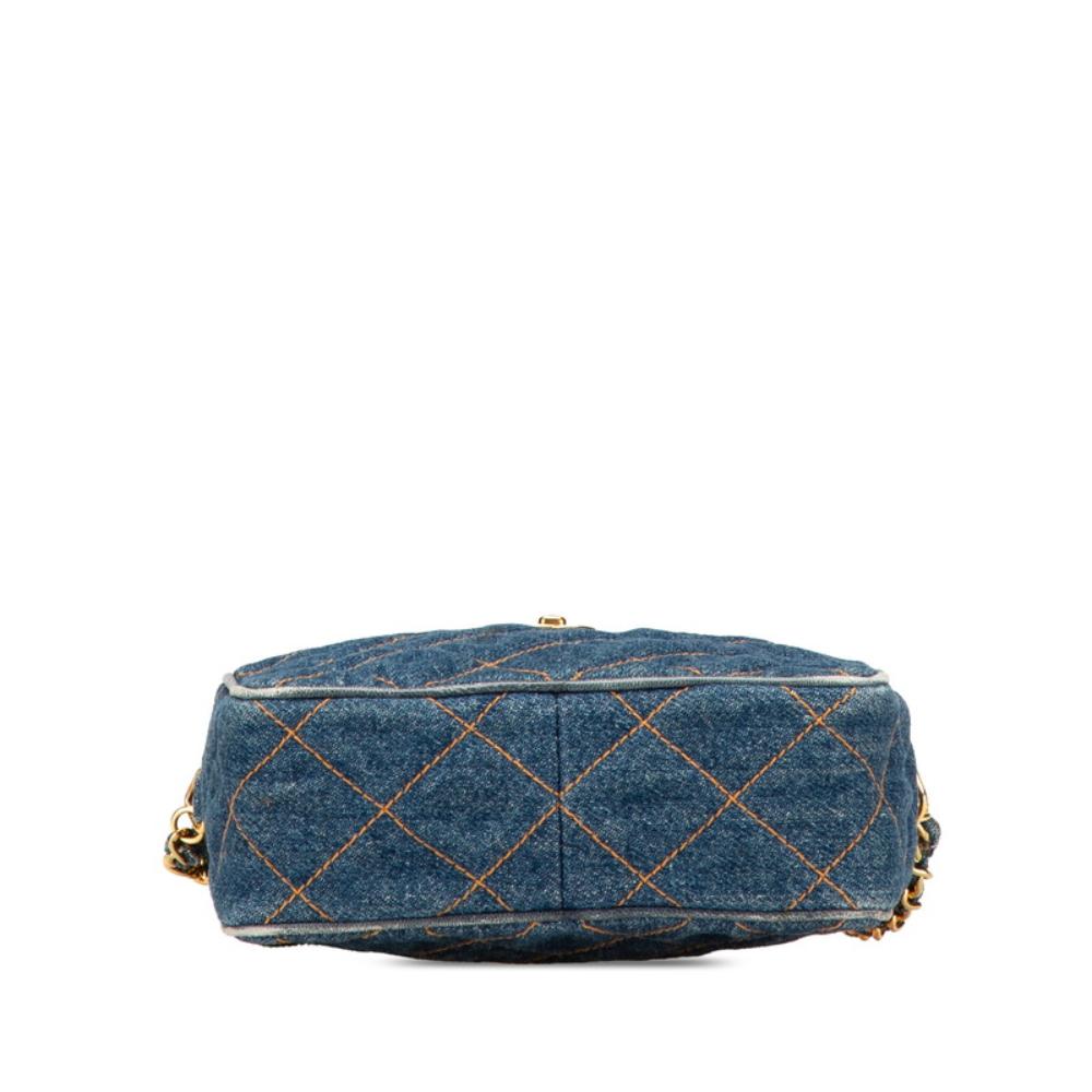 Blue Denim Chanel Shoulder Bag