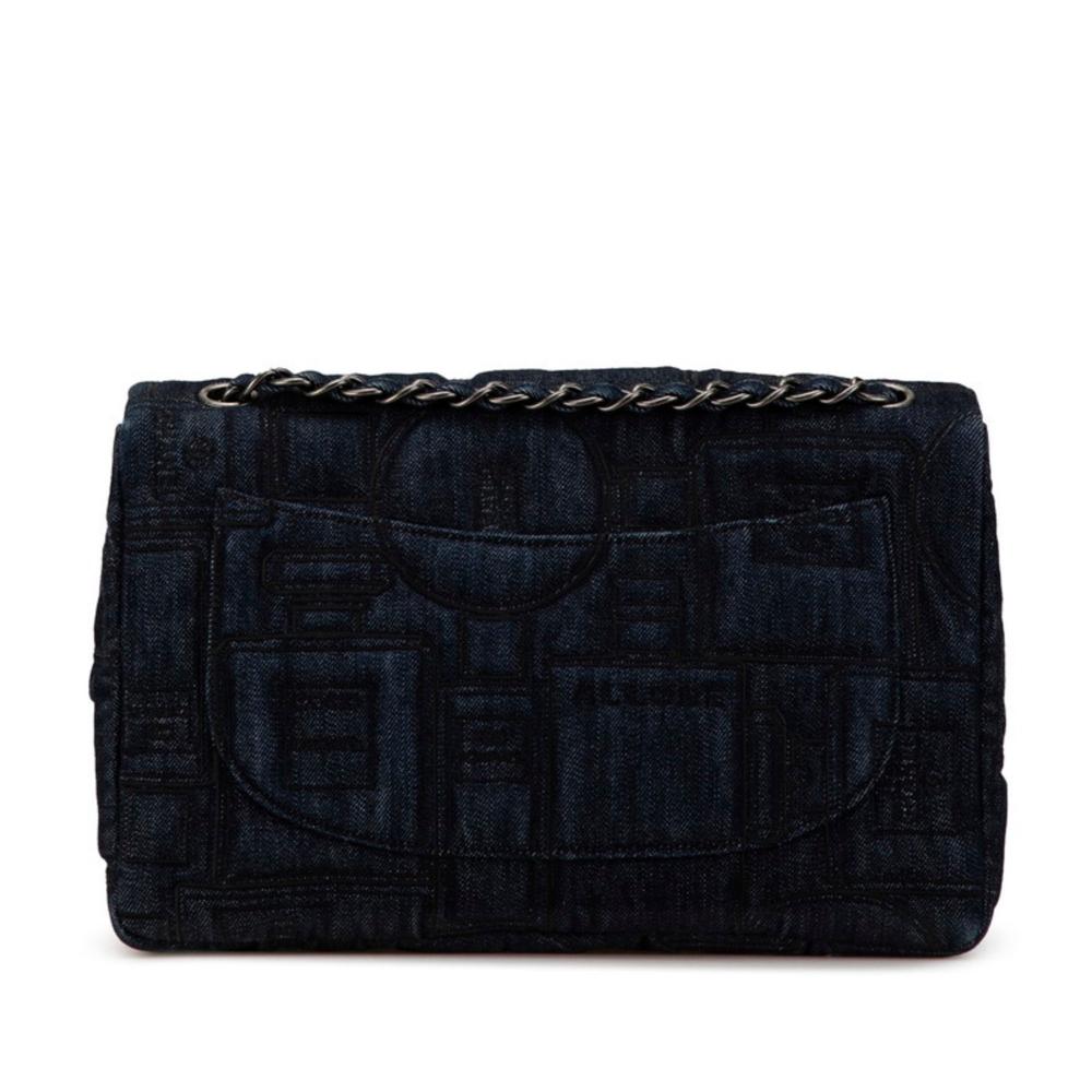 Blue Denim Chanel Shoulder Bag